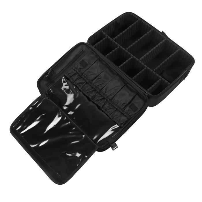 Sac De Pêche Apofly – Housse Portable En Nylon 600D, Spacieux Avec Poches Mesh, Pour Canne, Moulinet Et Accessoires – Noir
