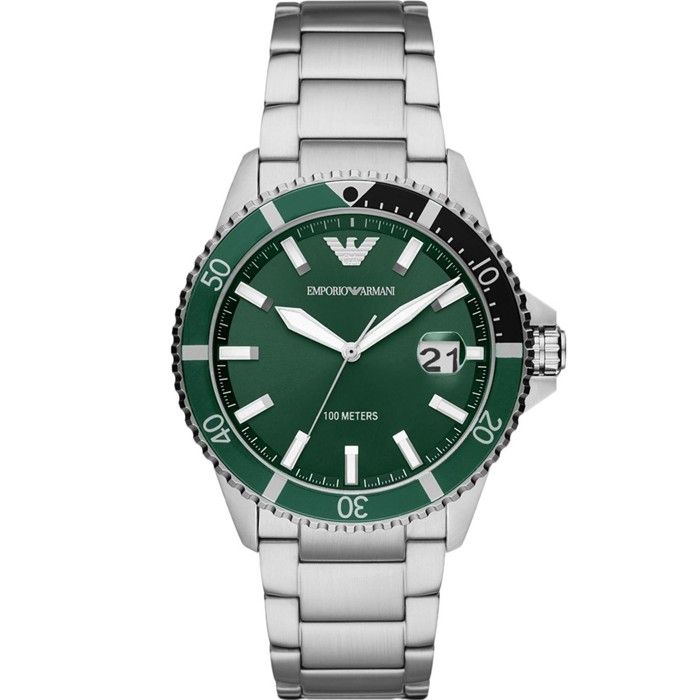 Montre - Emporio Armani - AR11338 - Acier inoxydable - Étanche 10ATM - Bracelet métal Montre - Emporio Armani - AR11338 - Acier inoxydable - Étanche 10ATM - Bracelet métal