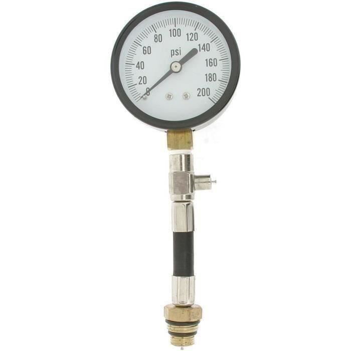 Manomètre de contrôle de compression pour moteur à essence à lecture directe de 0 à 21 Kg/cm² - pour
