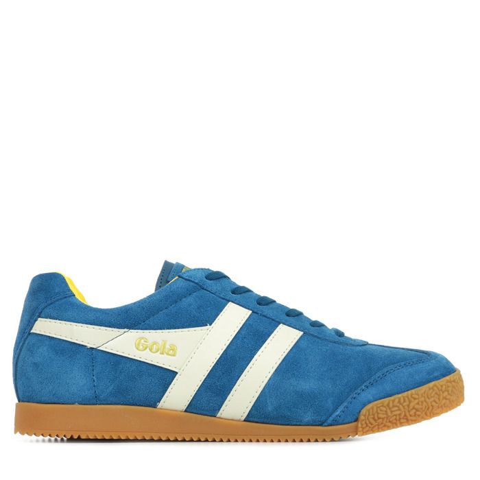 Baskets en daim Gola Harrier marine blue/off white/sun 41