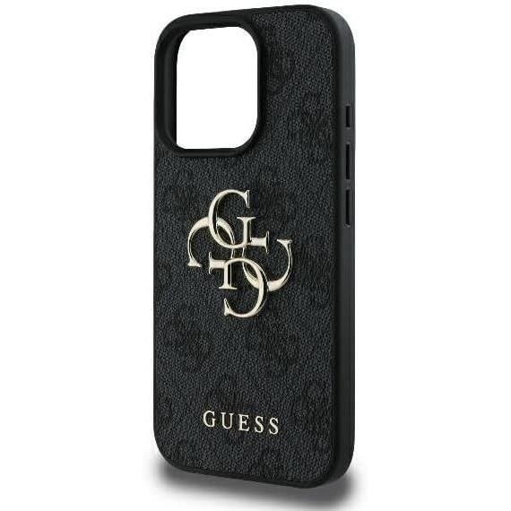 Guess Étui pour iPhone 16 Pro Max 6.9 noir étui rigide 4G Big Logo - vue 4