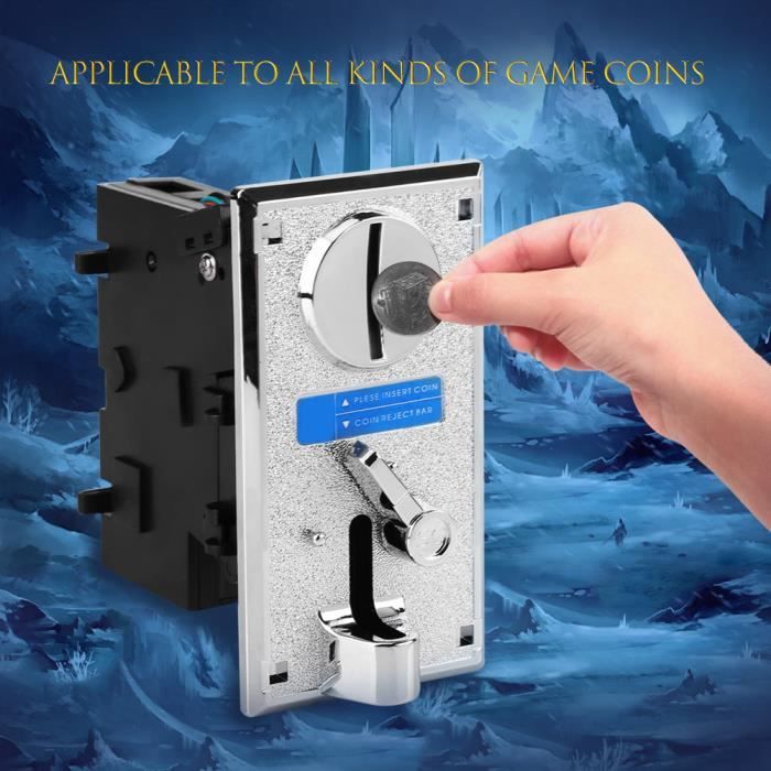 Sélecteur multi-pièces de monnaie, Smart Game Coin Slot Accepteur avec