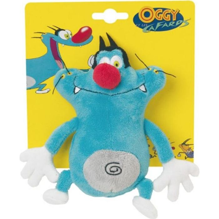 Peluche Oggy 15 cm sur carte - JEMINI - Age: 3 ans - Enfant - Dimensions: 15 cm