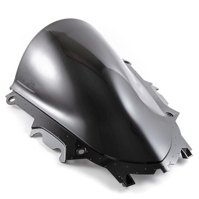 Protection Insectes Scooter Pare-Brise À Double Bulle Pour Moto, Visière D'écran Avec Support Pour Kawasaki Z650 Z-650 2017 – 2023 Z650 Accessoires (Color Accessoire Moto Confort Conduite