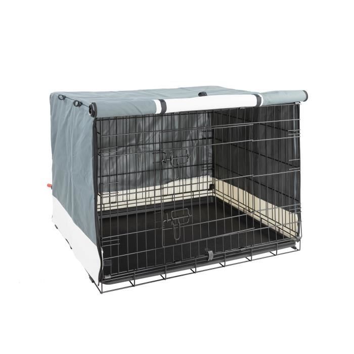 Comparer les prix de Housse pour cage à chien MaxxPet - Noir - Protection et sentiment de sécurité - Intérieur