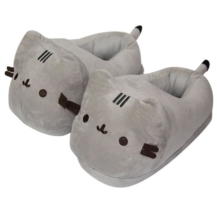 chausson peluche adulte