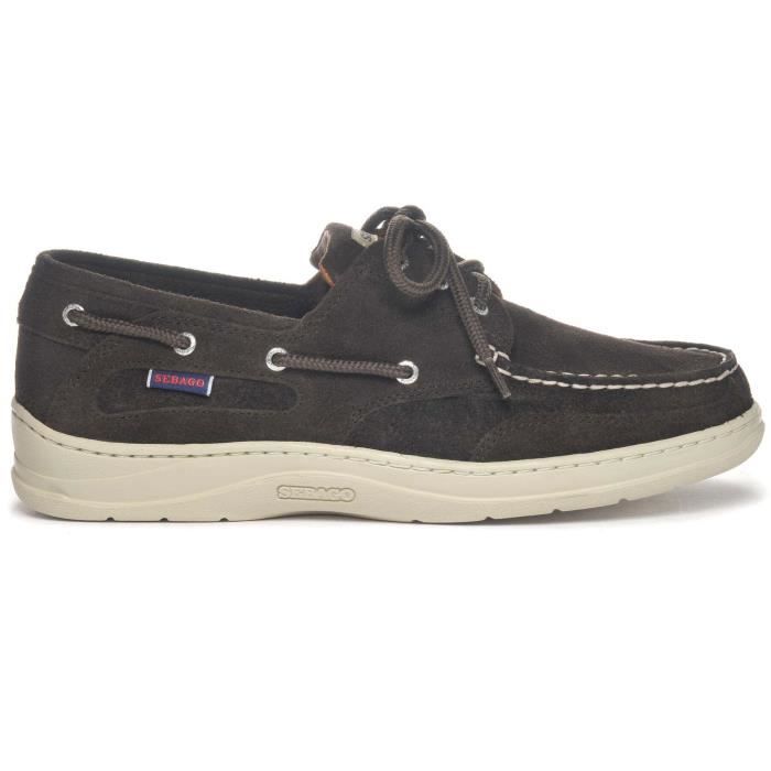 Chaussures Oxford Sebago Pour Homme - Nubuck Noir, Pointure 8M - Style Classique Et Confortable