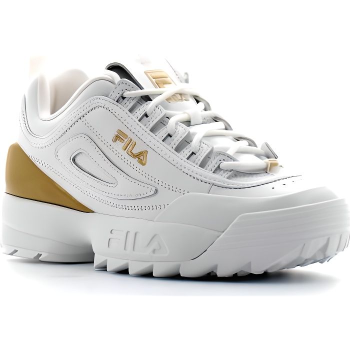 fila blanche et dore