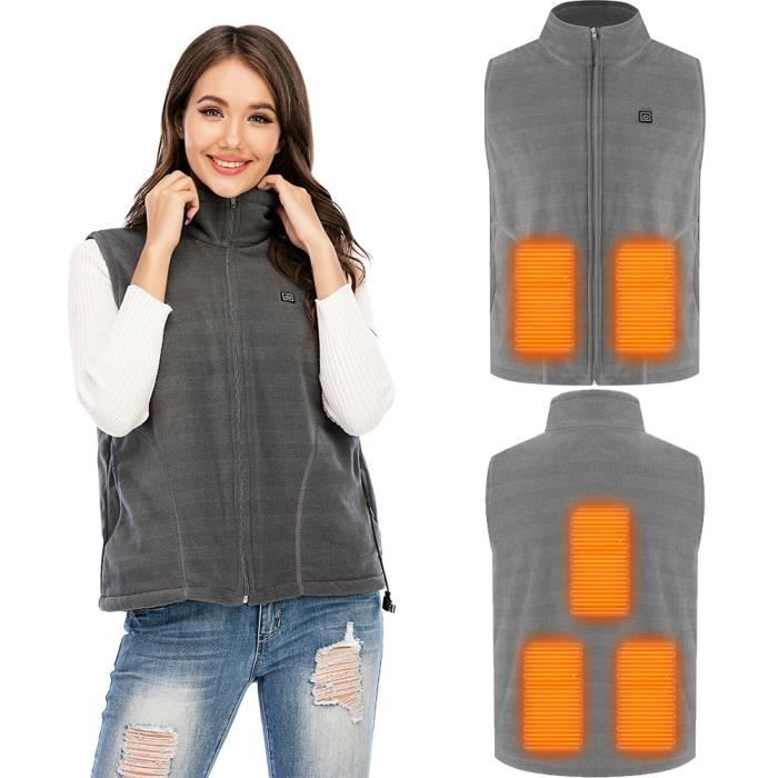 Gilet chauffant avec batterie incluse - Cdiscount