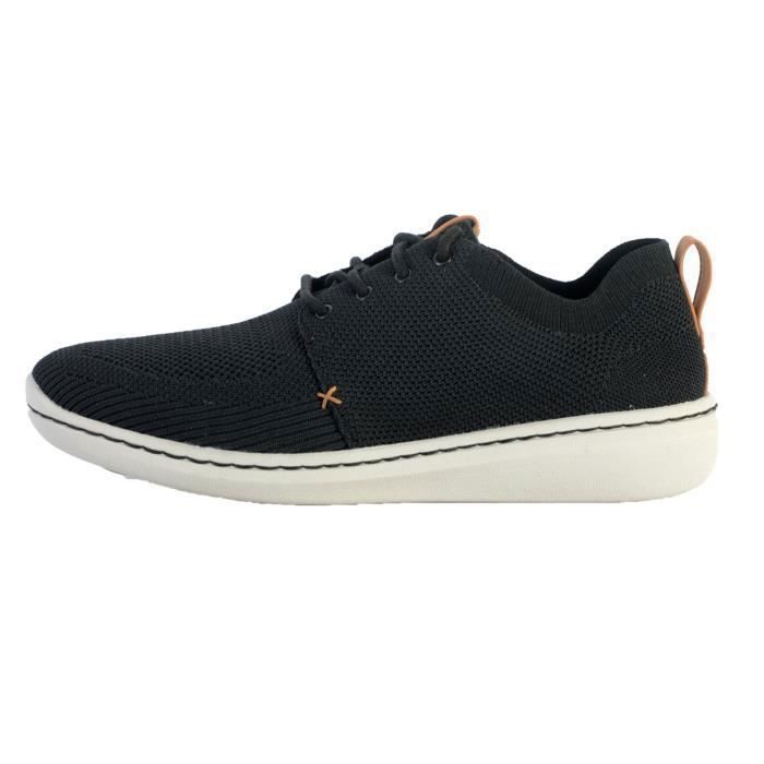 Clarks Basket - CLARKS - Step Urban Mix - Noir - Textile - Lacets