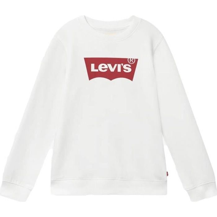 Levi's Sweatshirt Batwing Blanc pour Enfant