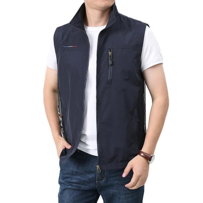 Gilet Sans Manche Homme Séchage Rapide- Gilet Running Ete Respirante Coupe Slim Dcontract Couleur Unie Fintous Les Jours Classiques Passe Partout Co Noir  Ea2ab7ad 6abc 52b4 8d1b B0128a33eaf6