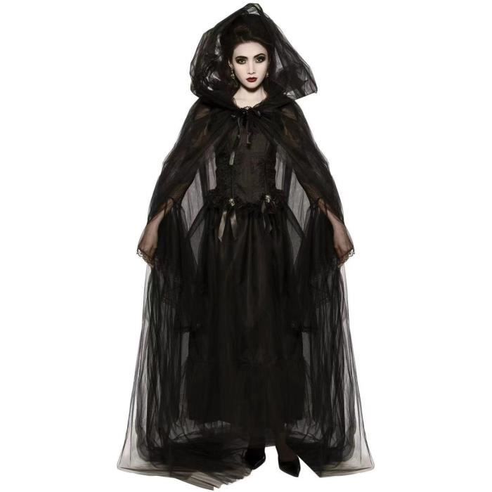 Robe Médiévale Femme – Style Gothique, Parfaite Pour Halloween Et Soirées Cosplay