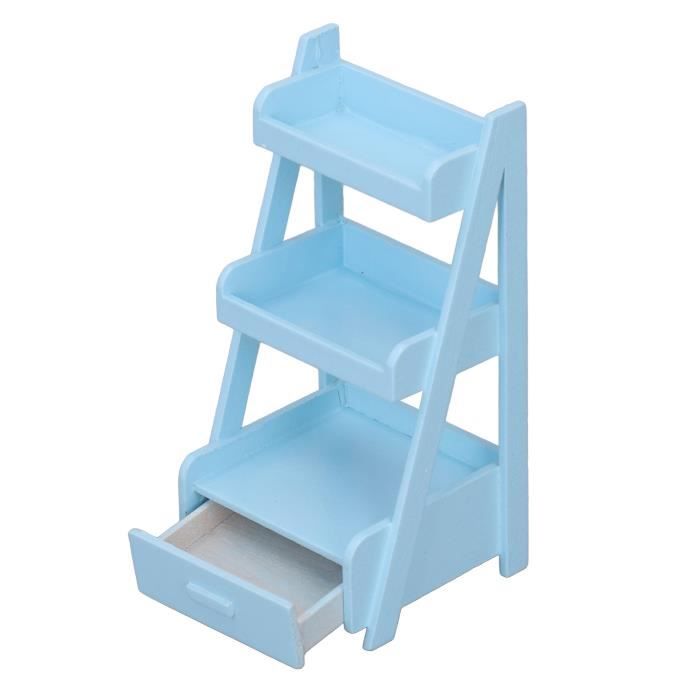 Kit d'étagères miniatures pour maison de poupée trois étagères - France