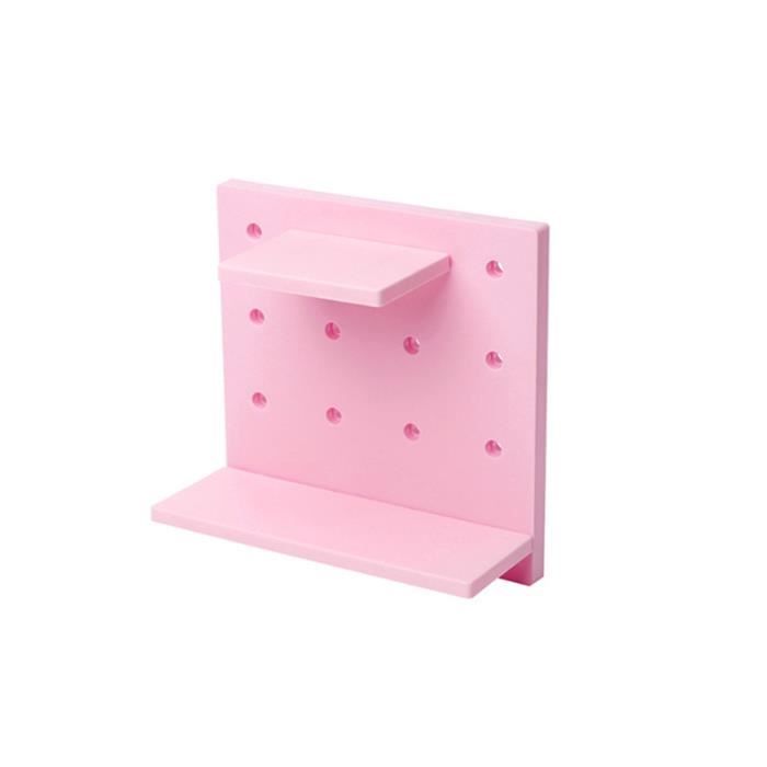 Rack de rangement amovible créatif mural, tableau décoratif avec trous