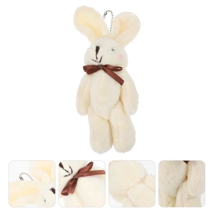 Porte-clés En Peluche En Forme De Lapin Et De Hamster Mignon Pendentif Pour Sac A Main 86166574
