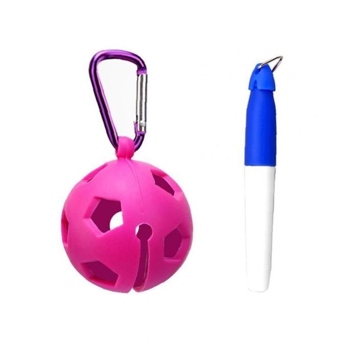 porte-balles de golf clip silicone stockage mini pochette de golf couvercle de protection portable accessoire de golf durable