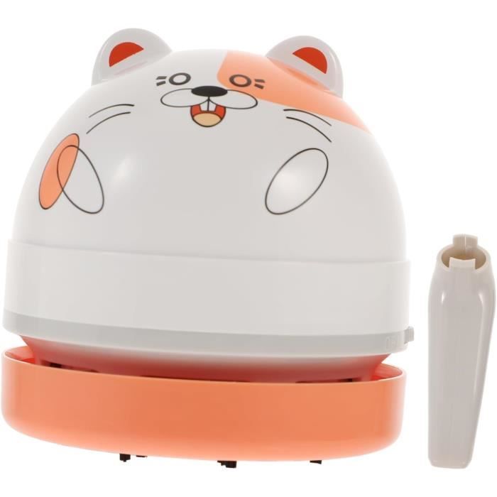 Aspirateur De Table Mignon Sans Fil - Petit Aspirateur à Miettes Pour Bureau, Clavier, Piano, Fonctionne Sur Piles AA (non Fournies) - 4