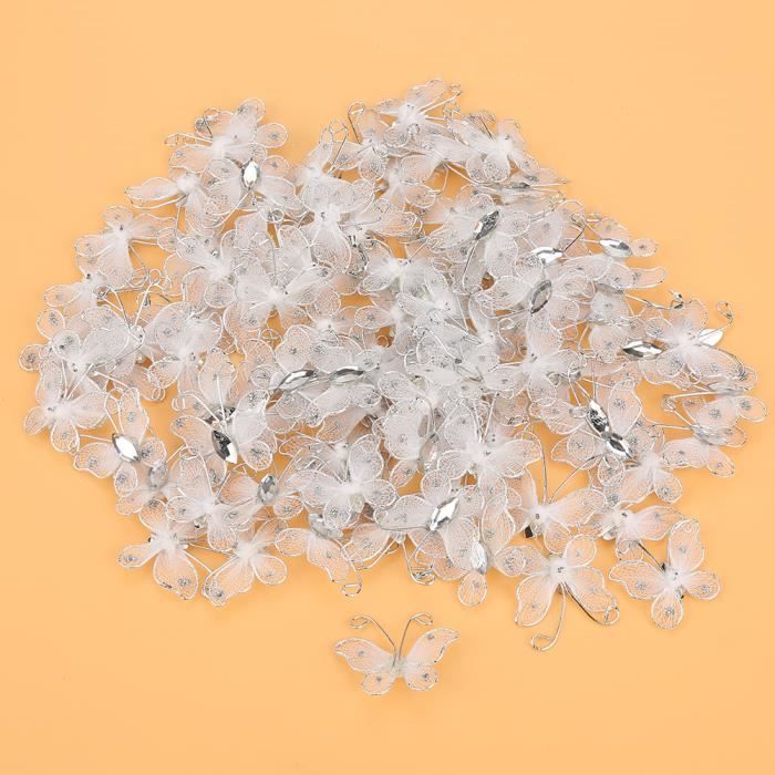 Décoration Murale Papillons En Métal Pour Jardin Et Terrasse - Lot De 2 Pieces Avec Papillons 3d Colores 92529774