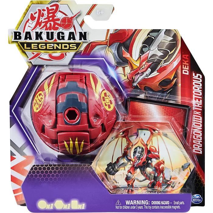 Bakugan Legends 1 Deka Bakugan Dragonoid X Tretorous Grande Boule Rouge 1  carte tigre offerte Set Garcon Jumbo - Cdiscount Jeux - Jouets