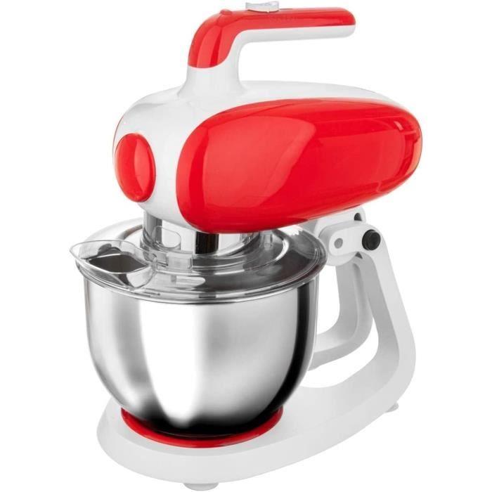 Robot Pâtissier Planétaire Rouge K-Line 1000 W Design Luca Trazzi