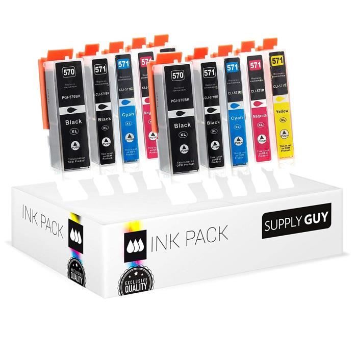 ESMONLINE 12 Druckerpatronen Set - Für Canon PIXMA Drucker