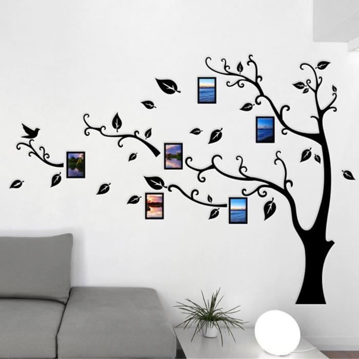 Stickers Muraux Arbre 3D Bricolage Stickers Muraux Autocollants Muraux