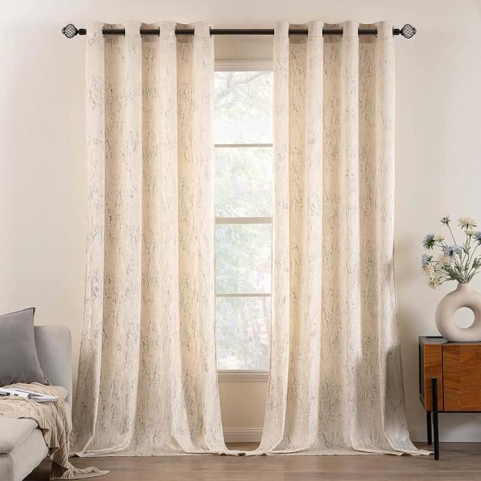 Rideaux 200x250cm 2 Pièces Rideau Occultant En Velours De Luxe Rideaux Rideaux Brodés De Fleurs Vintage Doux Crayon Plissé 2 Pièces Pour Chambre Et Salon,W200xL250cm Rideau 140x220