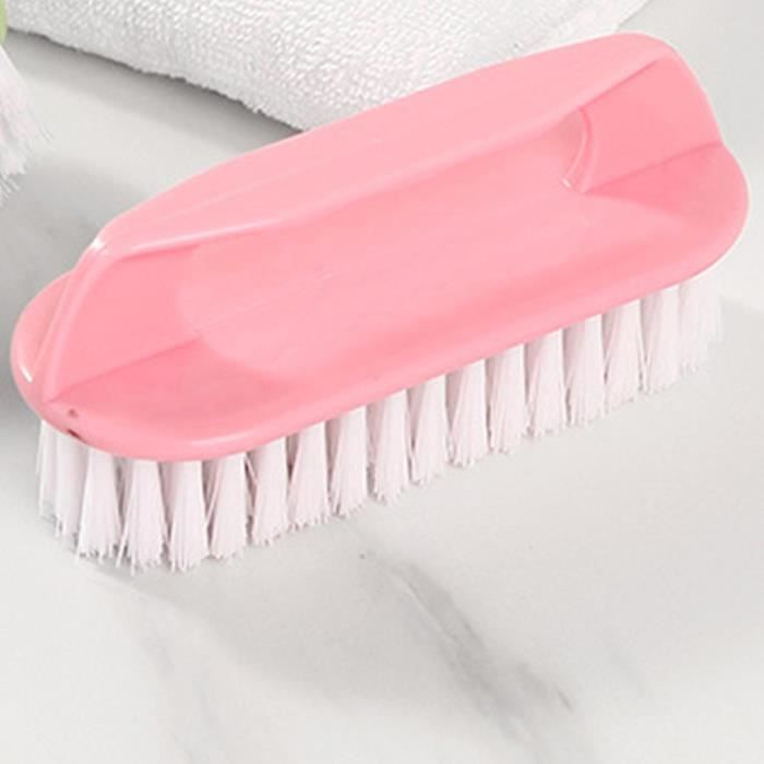 Brosse De Nettoyage Multifonction - Pour Chaussures, Vêtements, Tissus - Poils Robustes, Poignée Ergonomique