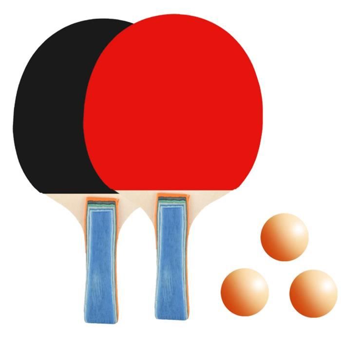 VGEBY ensemble de pagaie de balle de pong Raquette de Tennis de