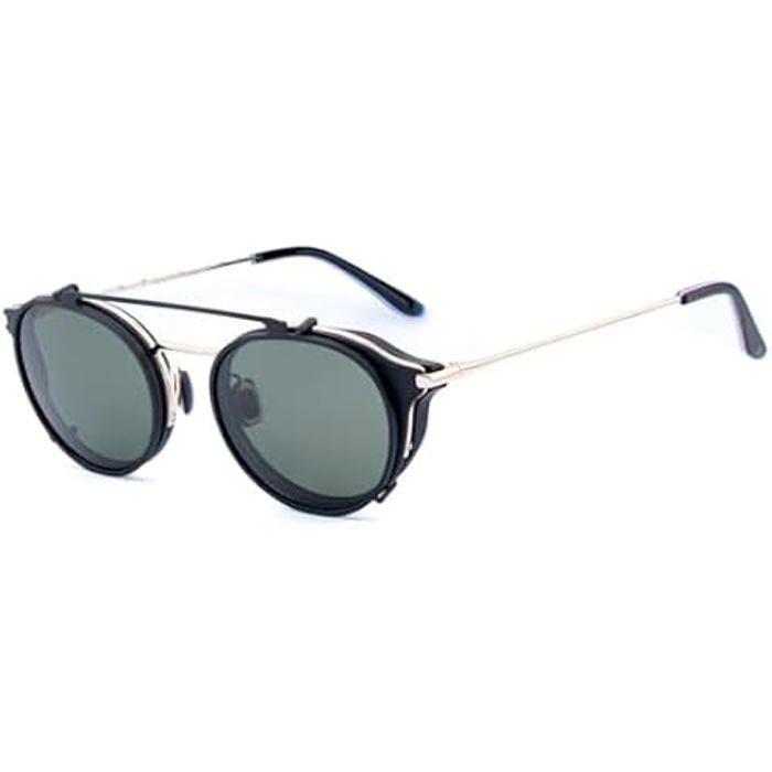 Support De Lunettes Pivotant 360° - Plateau En Bois, Base En Métal Noir - Pour Bureau, Vanity, Présentation