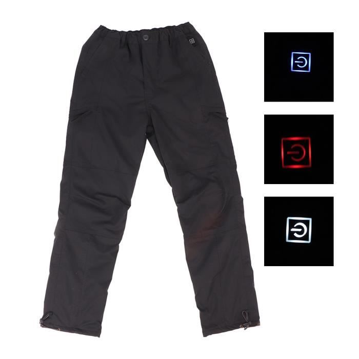 Vvikizy pantalon chauffant USB Pantalon chauffant électrique USB 3 niveaux taille élastique réglable pantalon hygiene visage