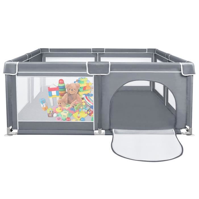 Meilleurs prix pour Parc Bébé Grande L1.8xP1.5m, Willonin® Parc pour jeux d'enfant avec Base, Portable pour Activité Intérieur et Extérieur