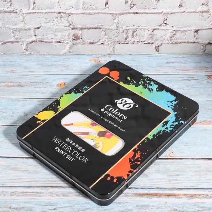 Toners Poudre Artistique Soluble à L'eau - Noir, Gris, Marron Clair, Bleu Gris, Jaune Clair, Pour Croquis, Fusain