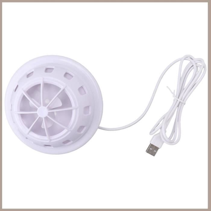 Mini Lave-vaisselle à Ultrasons Portable - Nettoyage Bijoux, Fruits, Petits Objets - USB, Blanc, Compact