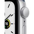 Apple Watch SE GPS 2021 - 40mm - Boitier Silver Aluminium - Bracelet Sport Abyss Blue-1