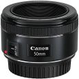 Objectif CANON EF 50/1.8 STM - Ouverture F/1.8 - Distance focale 50 mm - Pour portraits et photos basse lumière-1