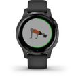 Garmin vivoactive 4S - Montre connectée GPS multisports - Gray Black-1
