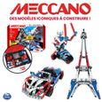 Coffret de construction Meccano - Malette avec 5 modèles iconiques-1