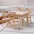 1 Set Creative Belle Mini Maison de meubles chaise Jouet pour les enfants de rehausseur de table - siege de table repas bebe-1