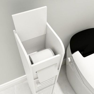 Meuble Rangement WC Salle De Bain En PP – 22x20x75 Cm, étagère Pour Papier Toilette, Design Moderne Et étanche