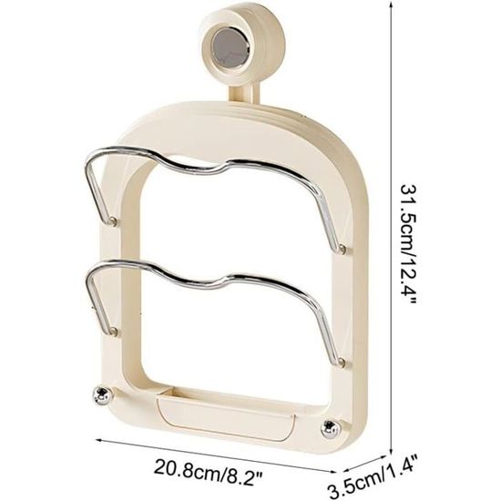 Rack , support de casserole, support de couvercle de casserole extensible avec 12 Rack , support de casserole, support de couvercle de casserole extensible avec 12