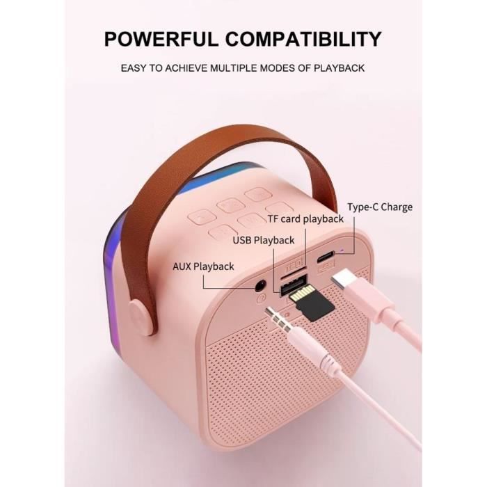 Micro karaoké enfant KAL-2 micros sans fil Bluetooth.Licorne.cadeau Micro karaoké enfant KAL-2 micros sans fil Bluetooth.Licorne.cadeau