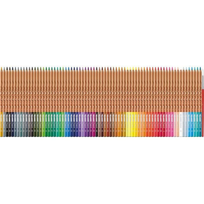 ARTEZA Crayons De Couleur Aquarelle En Bois Boîte Rangement Métal Set De 72, Crayons Aquarelle Pour Dessin D'art Dans Des Tons Assortis Lumineux, Idéal Pour Les Artistes Débutants Et Professionnels ARTEZA Crayons De Couleur Aquarelle En Bois Boîte Rangement Métal Set De 72, Crayons Aquarelle Pour Dessin D'art Dans Des Tons Assortis Lumineux, Idéal Pour Les Artistes Débutants Et Professionnels