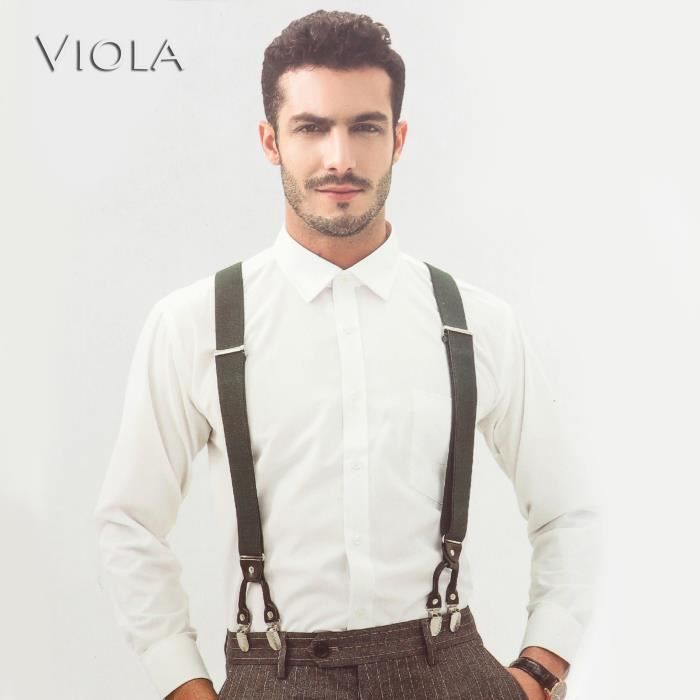 Pantalon vintage bretelles homme new arrivals