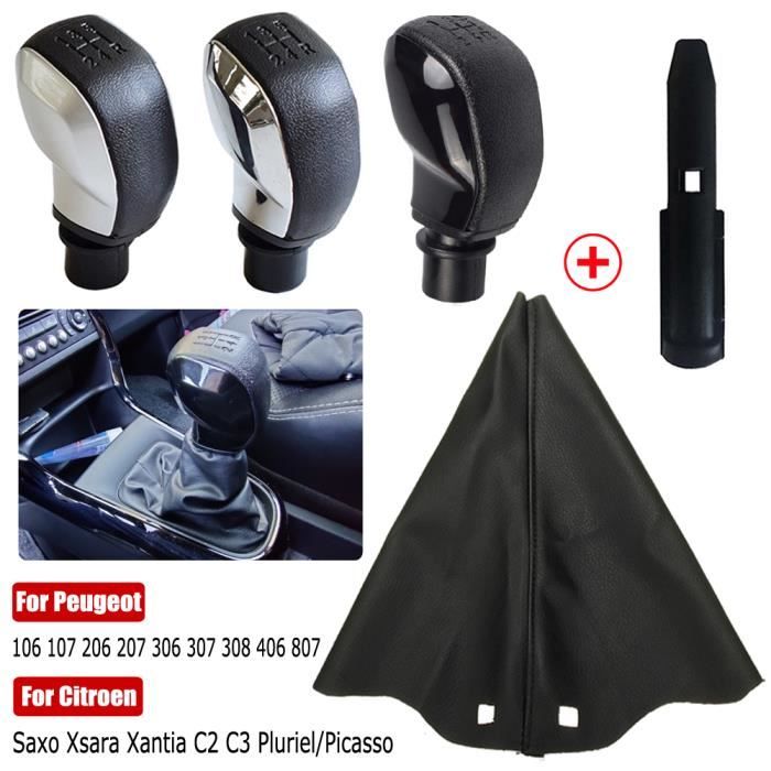 Pour Citroen Xsara Picasso Peugeot Pommeau Levier 5 Vitesses Noir