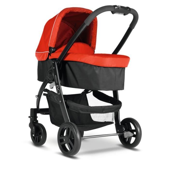 GRACO Poussette Combin pack Trio Evo Chili Cdiscount