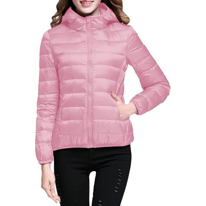 Doudoune legere femme rose shop