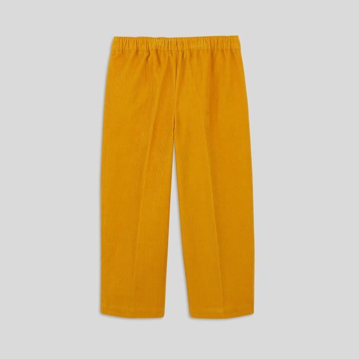 Pantalon large sales moutarde