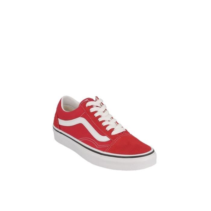 Vans old skool femme rouge deals